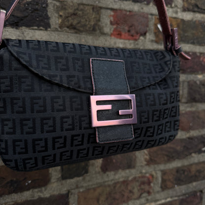 Fendi Zucchino Baguette Bag