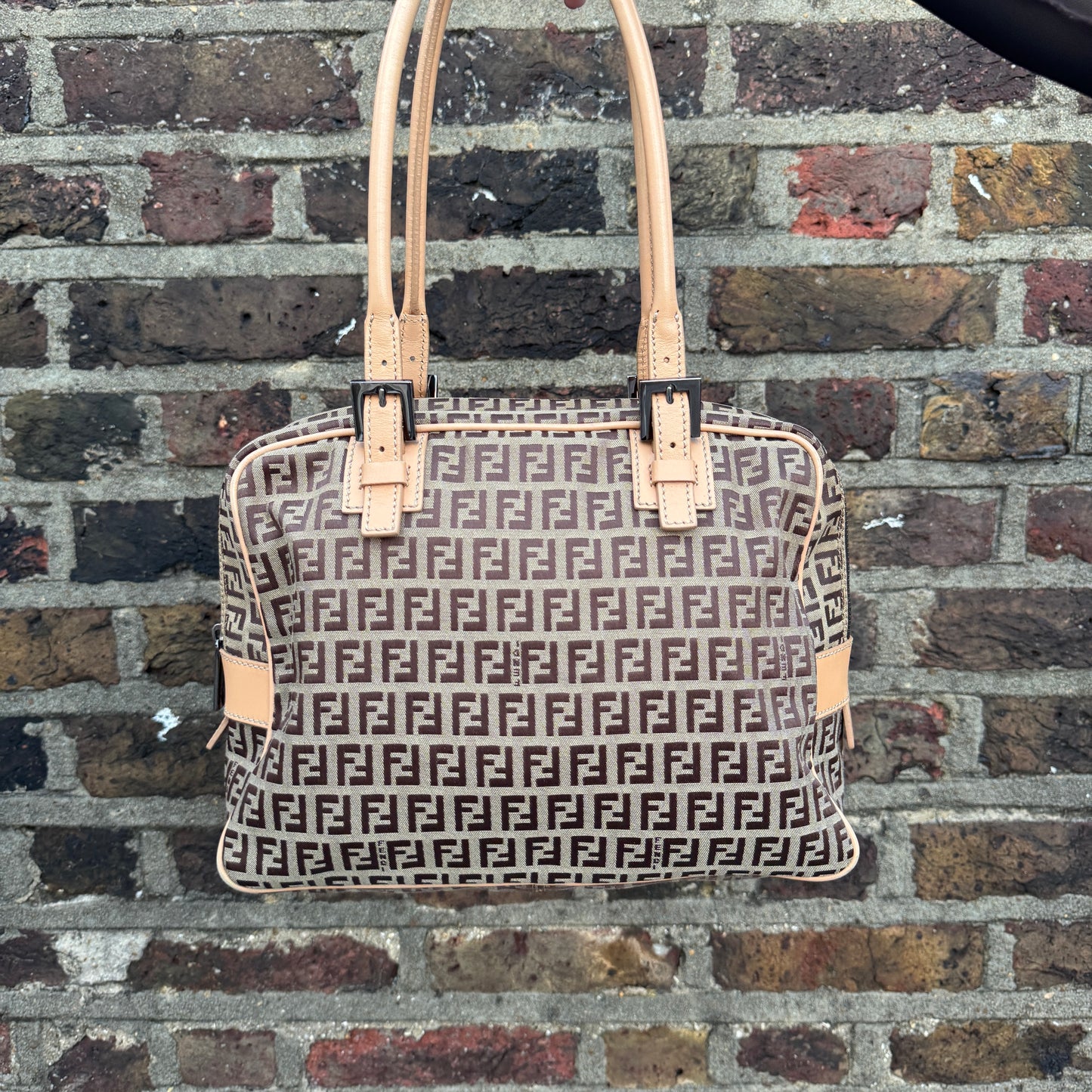 Fendi Zucca Print Bowling Bag