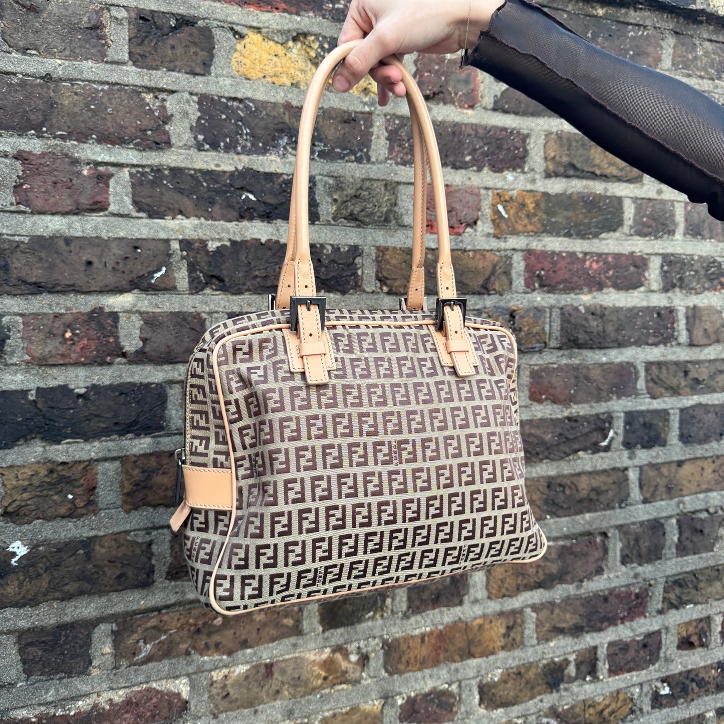 Fendi Zucca Print Bowling Bag