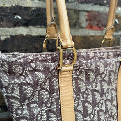 Christian Dior Oblique Monogram Tote Bag