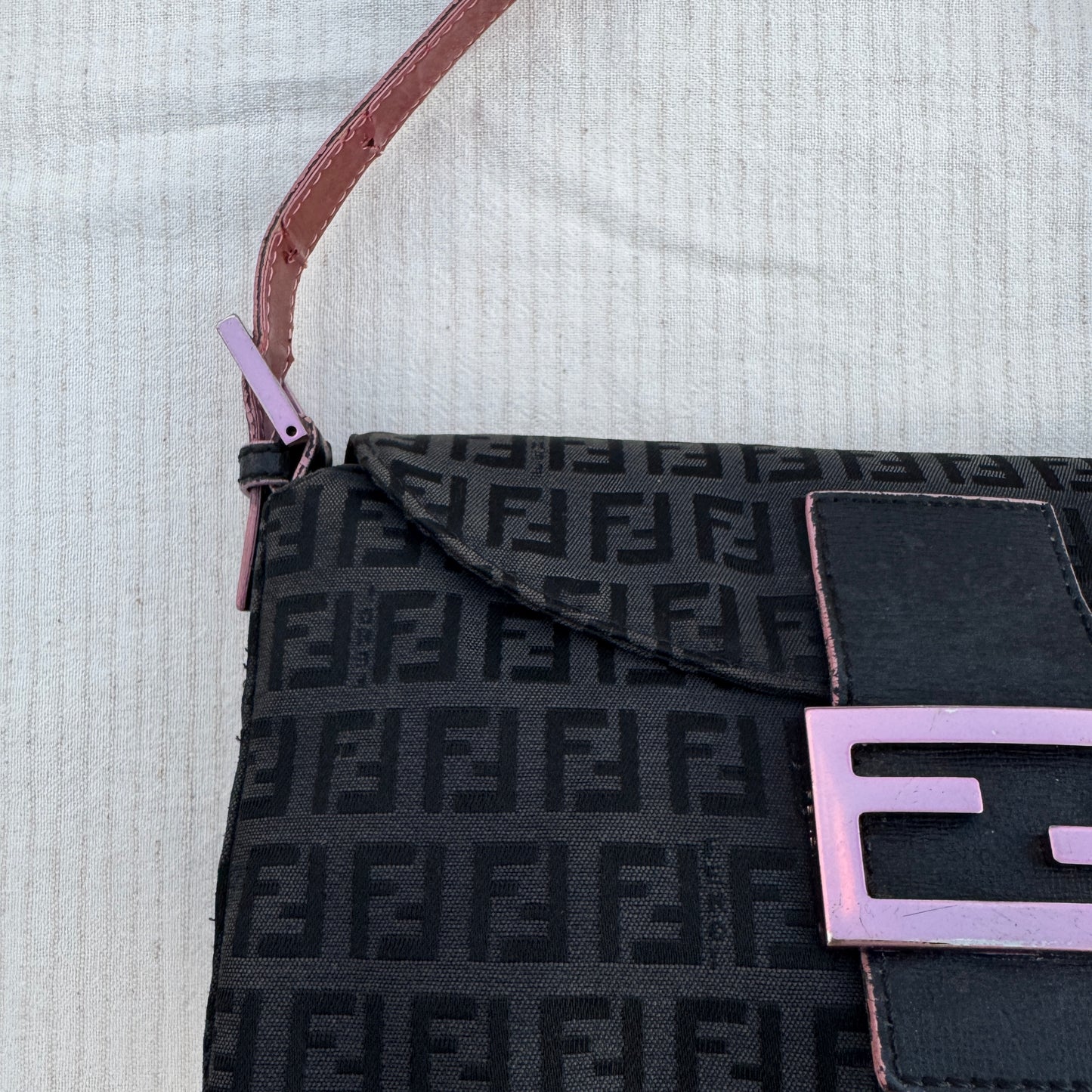 Fendi Zucchino Baguette Bag