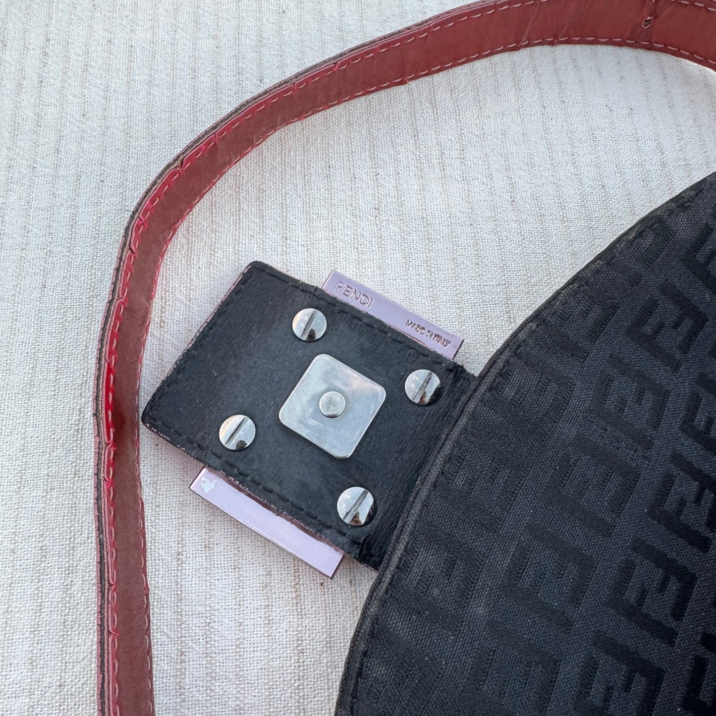 Fendi Zucchino Baguette Bag