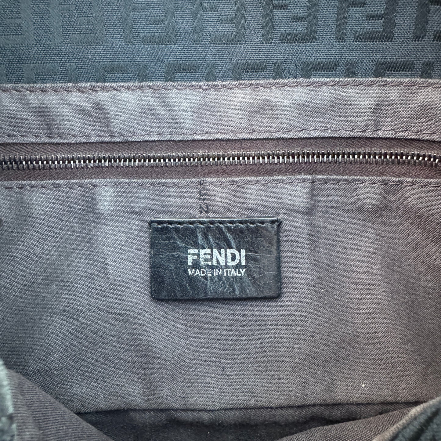 Fendi Zucchino Baguette Bag