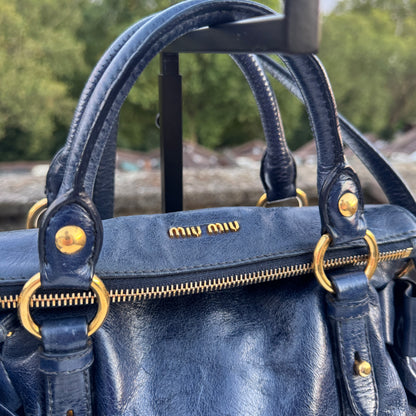 Miu Miu Vitello Lux Bow Bag