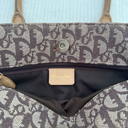 Christian Dior Oblique Monogram Tote Bag