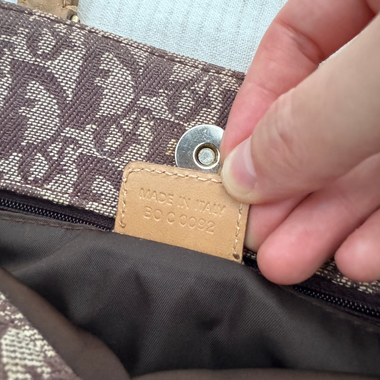 Christian Dior Oblique Monogram Tote Bag