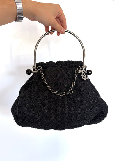 2005 Chanel Tweed Knitting Bag