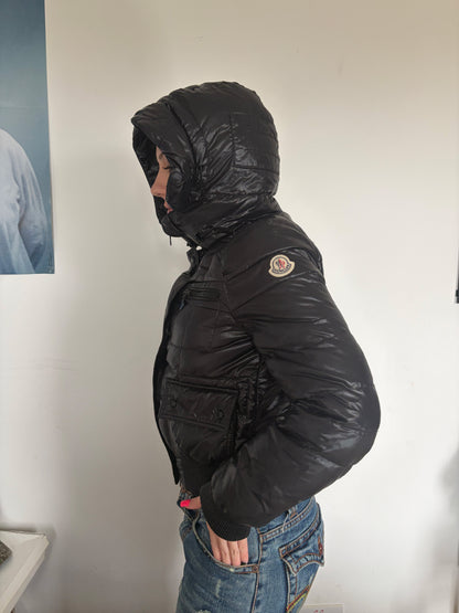 Moncler Georgia Black Down Jacket (Size 0)