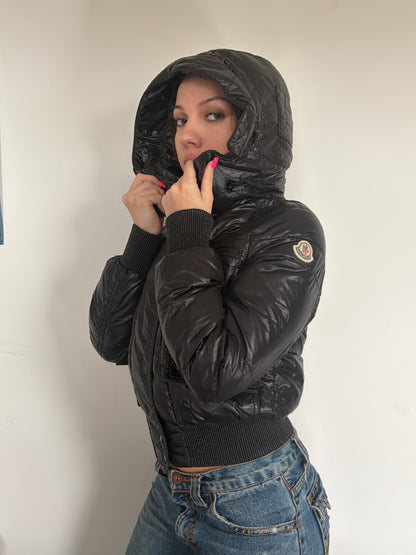 Moncler Georgia Black Down Jacket (Size 0)