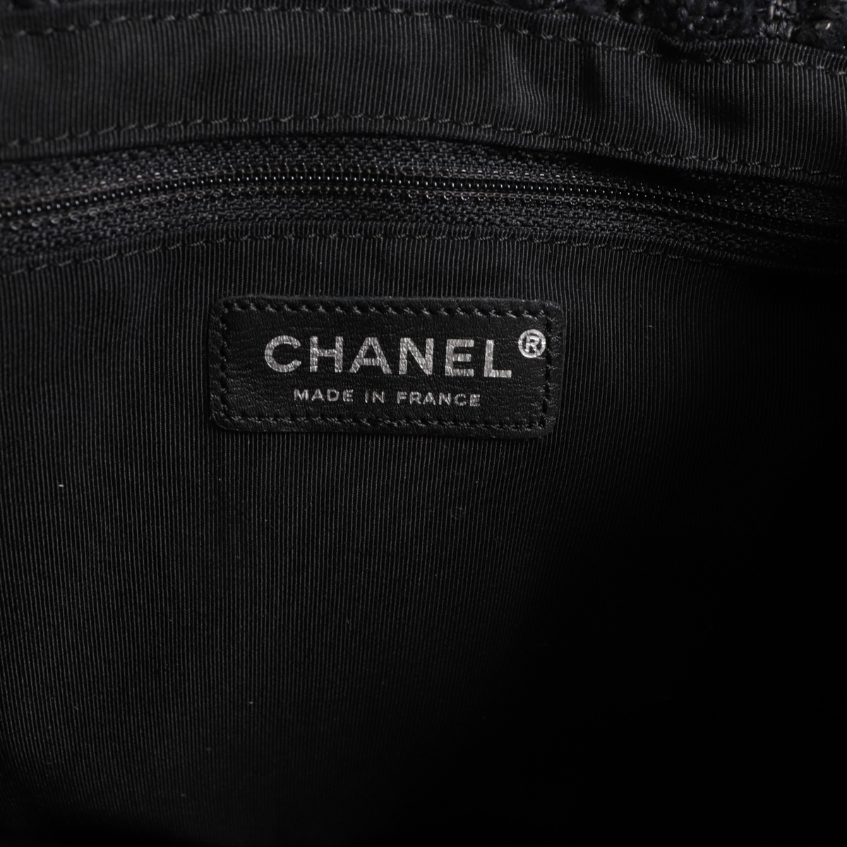 2005 Chanel Tweed Knitting Bag